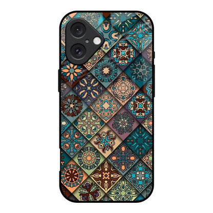 Retro Art iPhone 16 Glass Back Cover Online