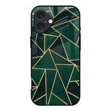 Abstract Green iPhone 16 Glass Back Cover Online