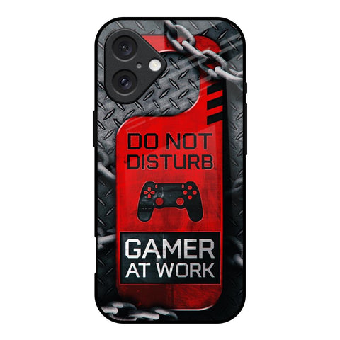 Do No Disturb iPhone 16 Glass Back Cover Online