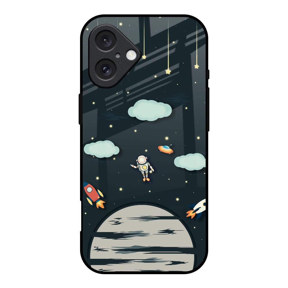 Astronaut Dream iPhone 16 Glass Back Cover Online