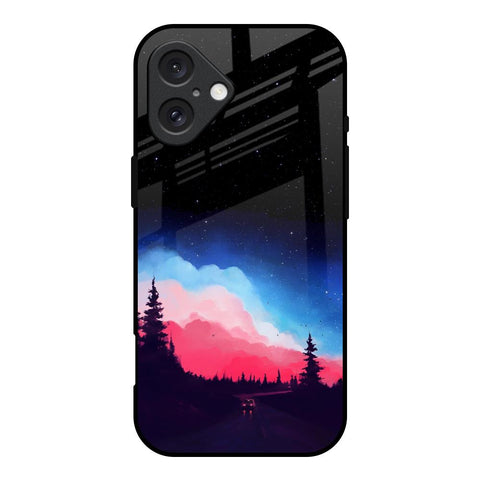 Drive In Dark iPhone 16 Glass Back Cover Online