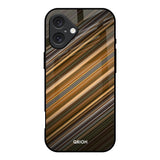 Diagonal Slash Pattern iPhone 16 Glass Back Cover Online