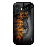 King Of Forest iPhone 16 Glass Back Cover Online