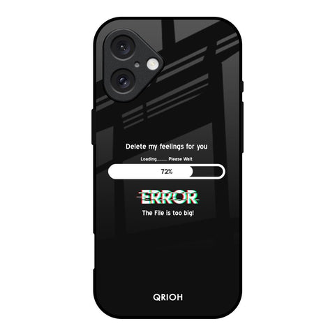 Error iPhone 16 Glass Back Cover Online