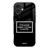 Dope In Life iPhone 16 Glass Back Cover Online