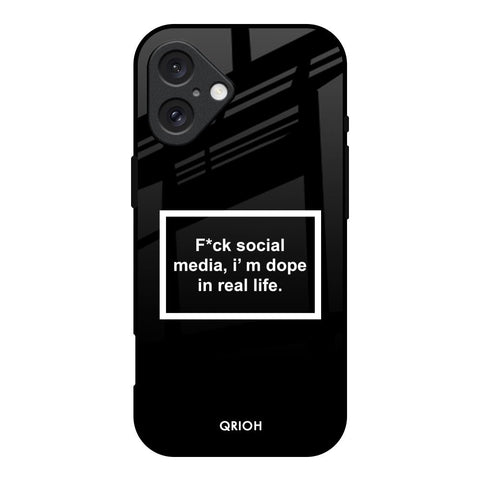 Dope In Life iPhone 16 Glass Back Cover Online