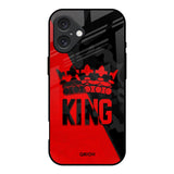 I Am A King iPhone 16 Glass Back Cover Online