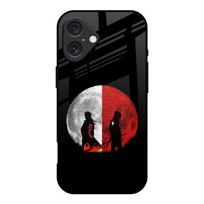 Anime Red Moon iPhone 16 Glass Back Cover Online