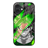 Anime Green Splash iPhone 16 Glass Back Cover Online