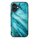 Ocean Marble iPhone 16 Glass Back Cover Online