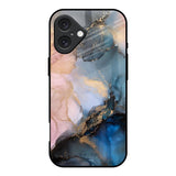 Marble Ink Abstract iPhone 16 Glass Back Cover Online