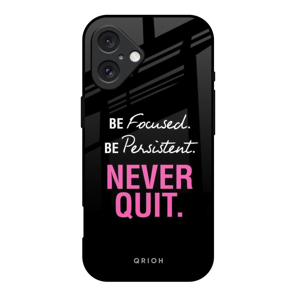 Be Focused iPhone 16 Glass Back Cover Online