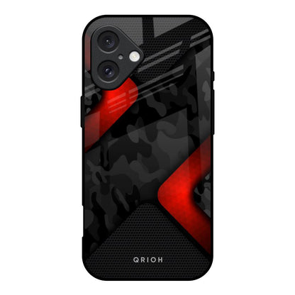 Modern Camo Abstract iPhone 16 Glass Back Cover Online