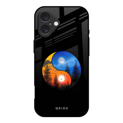 Yin Yang Balance iPhone 16 Glass Back Cover Online