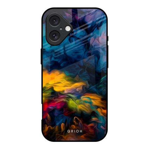 Multicolor Oil Painting iPhone 16 Glass Back Cover Online