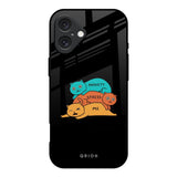Anxiety Stress iPhone 16 Glass Back Cover Online