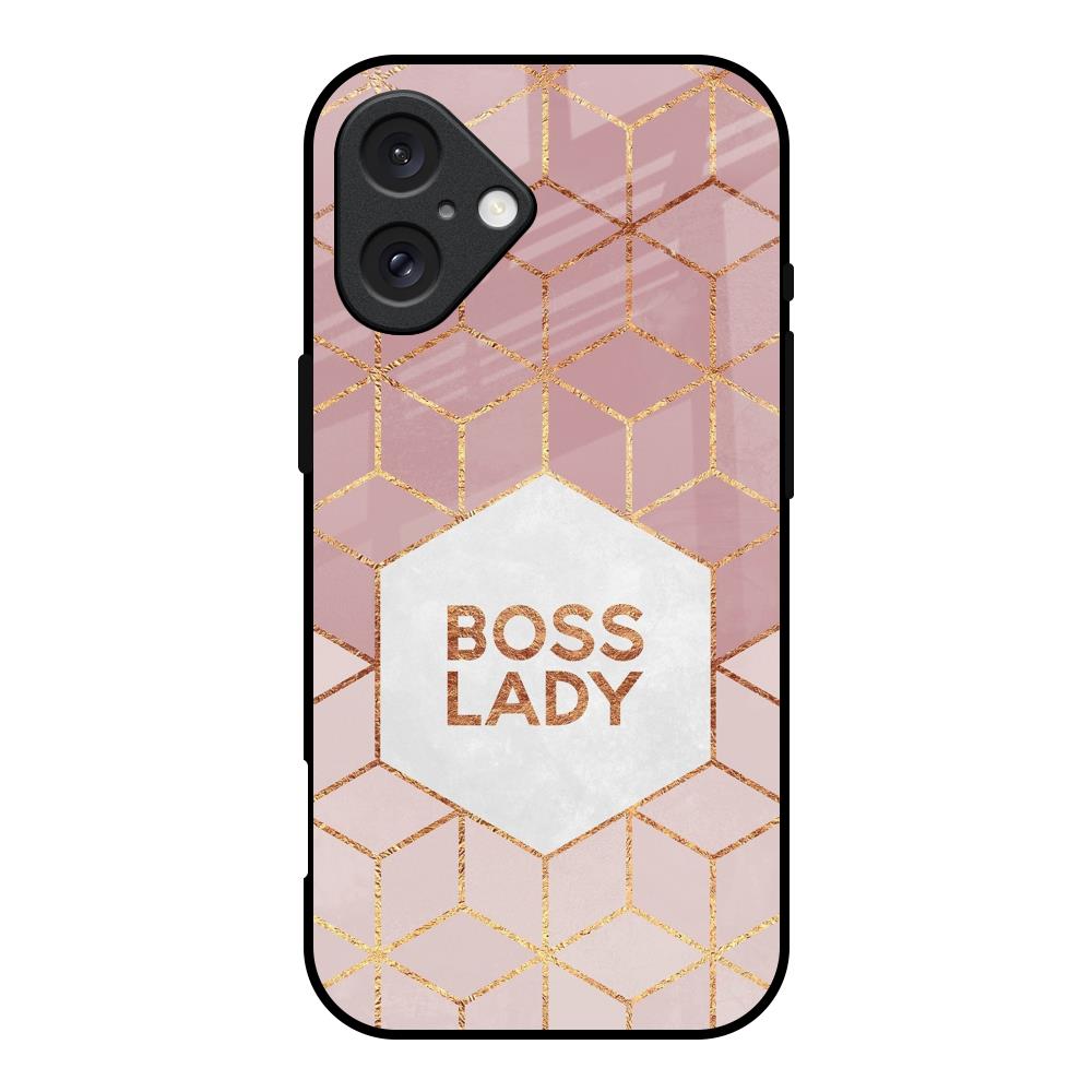 Boss Lady iPhone 16 Glass Back Cover Online