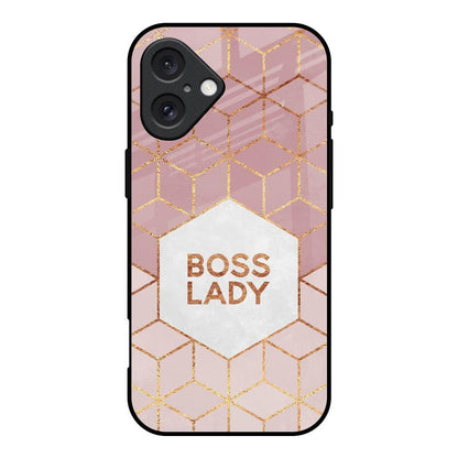 Boss Lady iPhone 16 Glass Back Cover Online