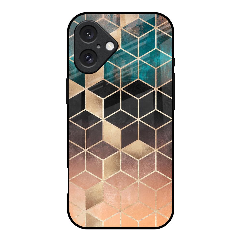Bronze Texture iPhone 16 Glass Back Cover Online