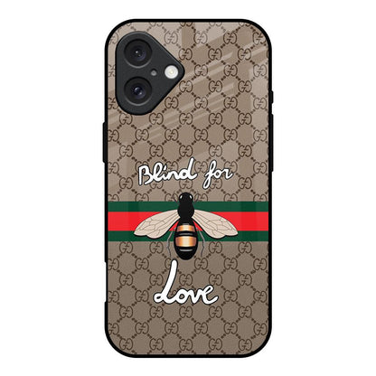 Blind For Love iPhone 16 Glass Back Cover Online