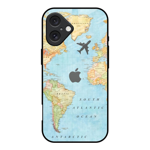 Fly Around The World iPhone 16 Glass Back Cover Online