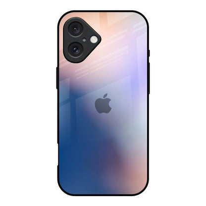Blue Mauve Gradient iPhone 16 Glass Back Cover Online
