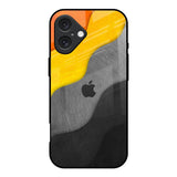 Dusty Color Waves iPhone 16 Glass Back Cover Online