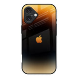 Grainy Yellow iPhone 16 Glass Back Cover Online