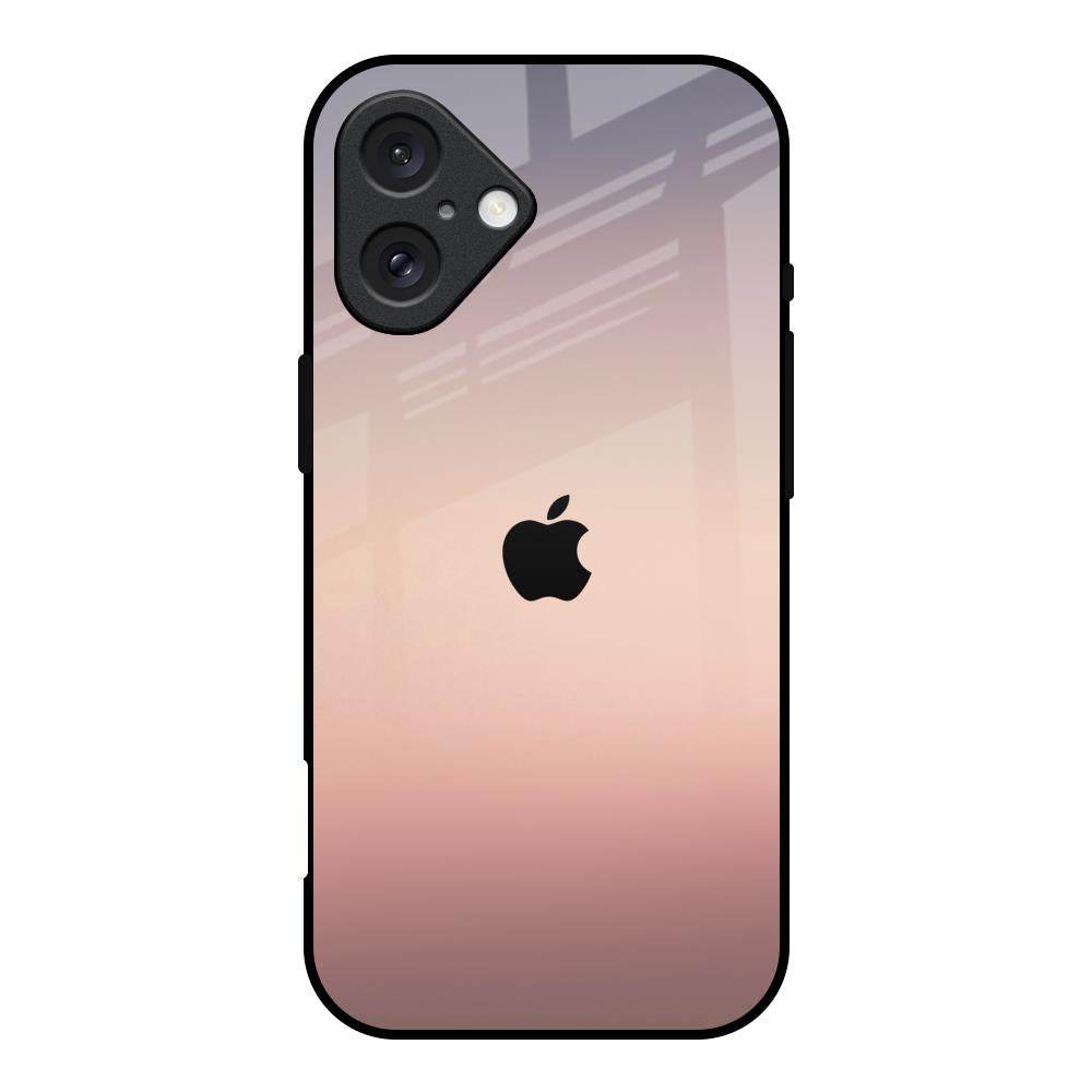 Golden Mauve iPhone 16 Glass Back Cover Online