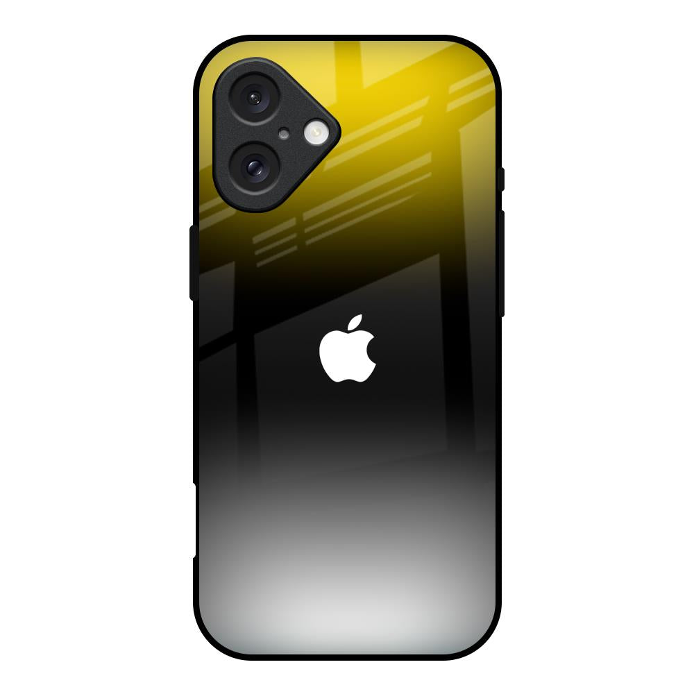 Yellow Shadow iPhone 16 Glass Back Cover Online
