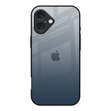 Smokey Grey Color iPhone 16 Glass Back Cover Online