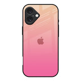 Pastel Pink Gradient iPhone 16 Glass Back Cover Online