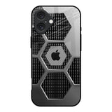 Hexagon Style iPhone 16 Glass Back Cover Online