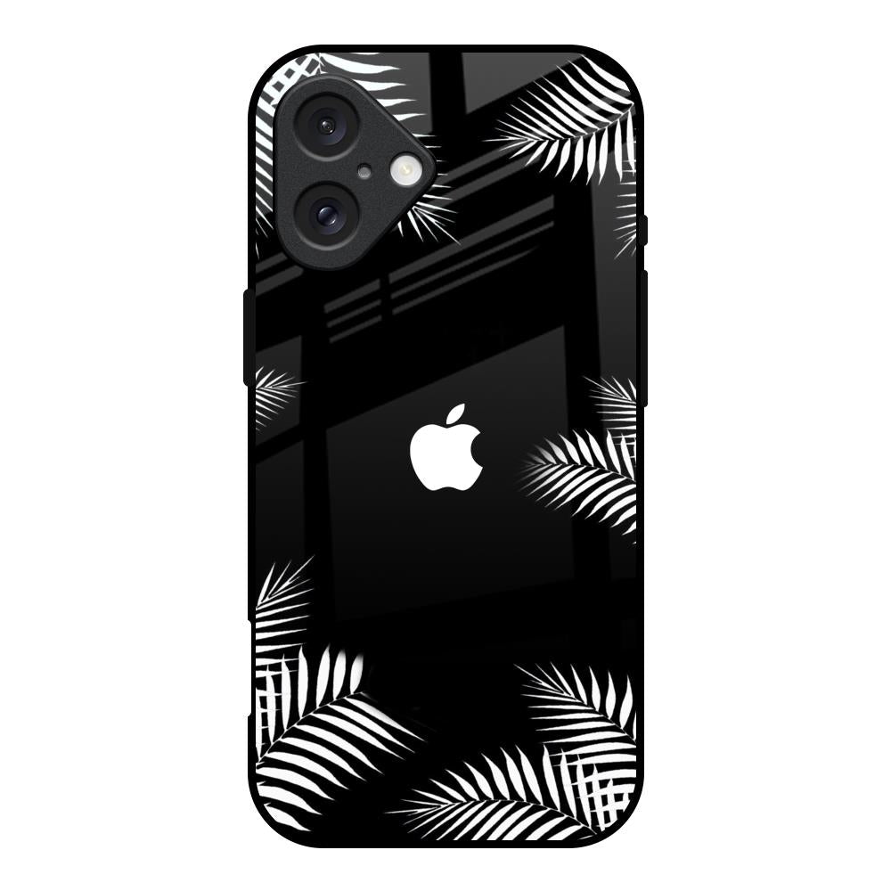 Zealand Fern Design iPhone 16 Glass Back Cover Online