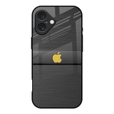 Grey Metallic Glass iPhone 16 Glass Back Cover Online