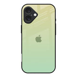Mint Green Gradient iPhone 16 Glass Back Cover Online
