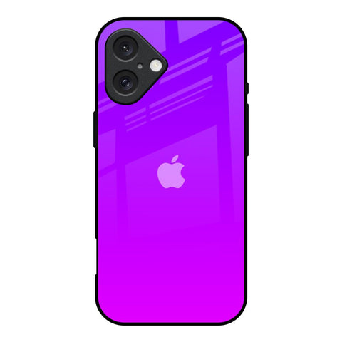 Purple Pink iPhone 16 Glass Back Cover Online