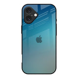 Sea Theme Gradient iPhone 16 Glass Back Cover Online