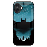 Cyan Bat iPhone 16 Plus Glass Back Cover Online
