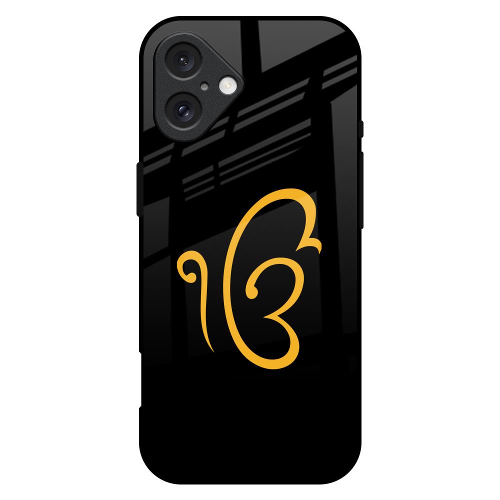 Luxury Fashion Initial iPhone 16 Plus Glass Back Cover Online