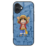 Chubby Anime iPhone 16 Plus Glass Back Cover Online