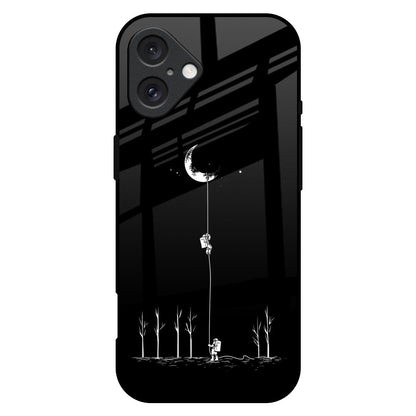 Catch the Moon iPhone 16 Plus Glass Back Cover Online