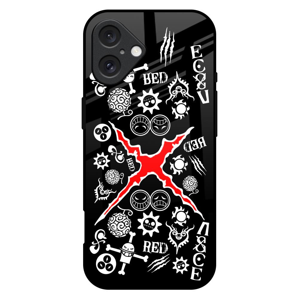 Red Zone iPhone 16 Plus Glass Back Cover Online