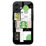 Coffee Latte iPhone 16 Plus Glass Back Cover Online
