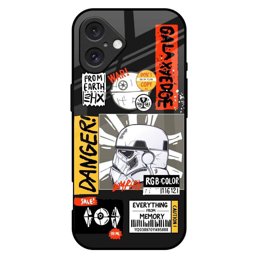 Galaxy Edge iPhone 16 Plus Glass Back Cover Online