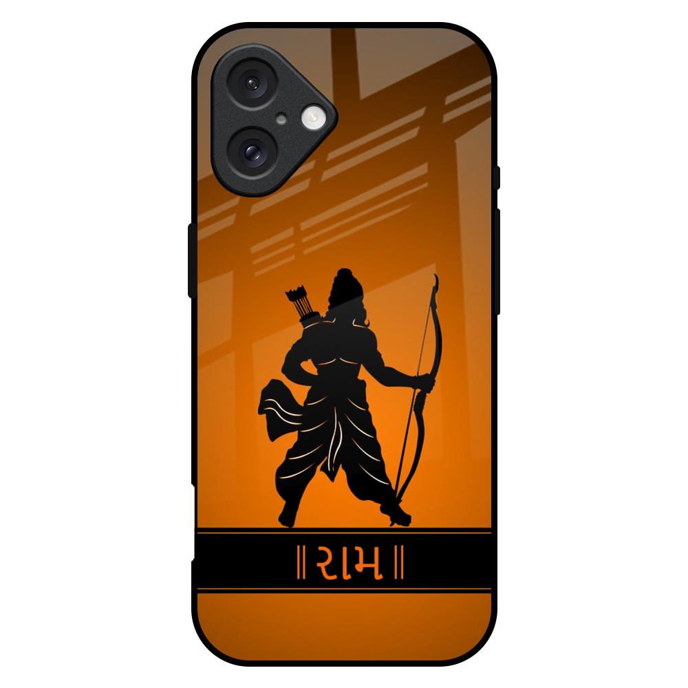 Halo Rama iPhone 16 Plus Glass Back Cover Online