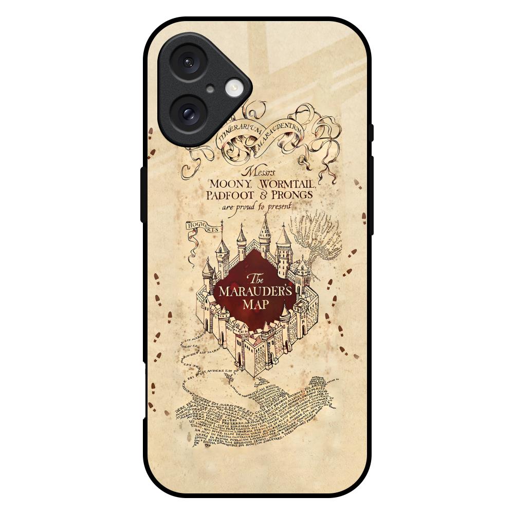 Magical Map iPhone 16 Plus Glass Back Cover Online