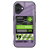 Run & Freedom iPhone 16 Plus Glass Back Cover Online