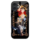 Shanks & Luffy iPhone 16 Plus Glass Back Cover Online