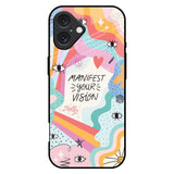 Vision Manifest iPhone 16 Plus Glass Back Cover Online